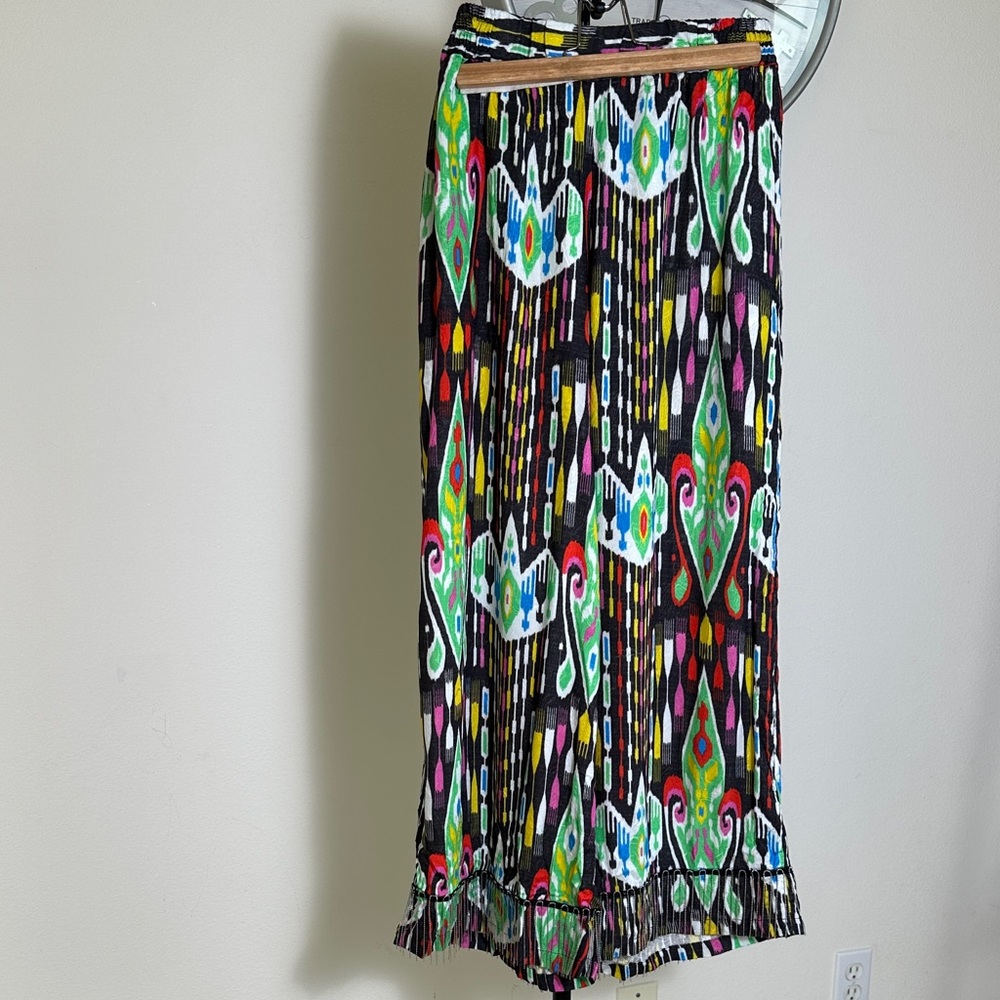 Ikat Printed Women's Skirt - Picture 1 of 10